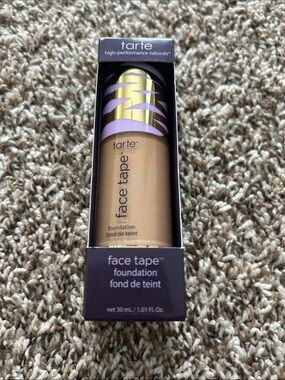 tarte Face Tape Foundation in Beige with Purple & Gold Accents -medium gold 35g